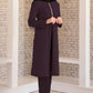 Fashion Showcase Double Crepe Top & Bottom