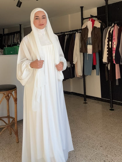 Premium Umrah & Hajj Abaya with Functional Pockets | Lightweight Modest Wear | Abaya Store
