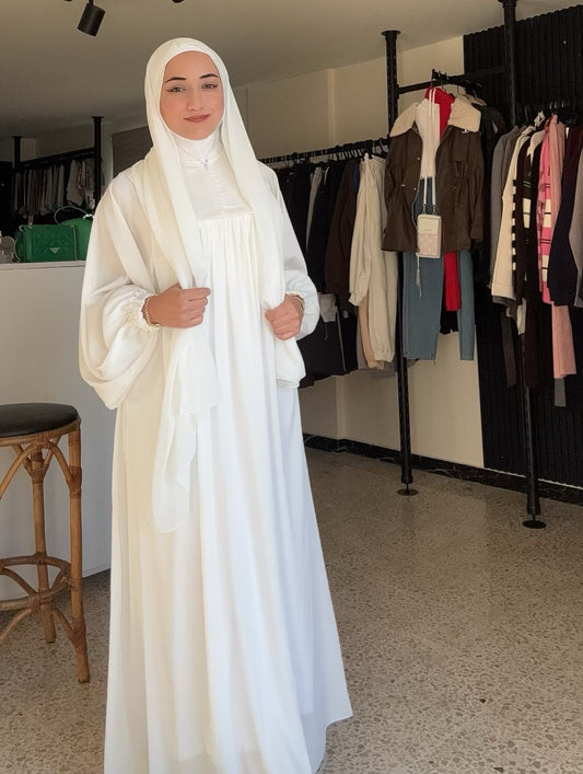 Premium Umrah & Hajj Abaya with Functional Pockets | Lightweight Modest Wear | Abaya Store