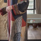 Premium Multicolor Border Print Abaya with Matching Hijab