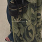 Premium Green Printed Shrug Abaya with Matching Hijab