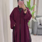 Premium Oversized Front Open Shirt Abaya